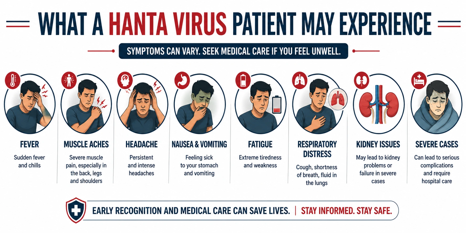 What a Hanta Virus Patient May Experience