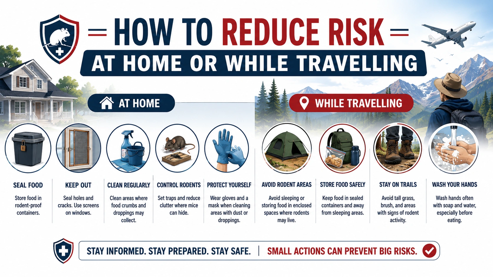 How to Reduce Risk at Home or While Travelling